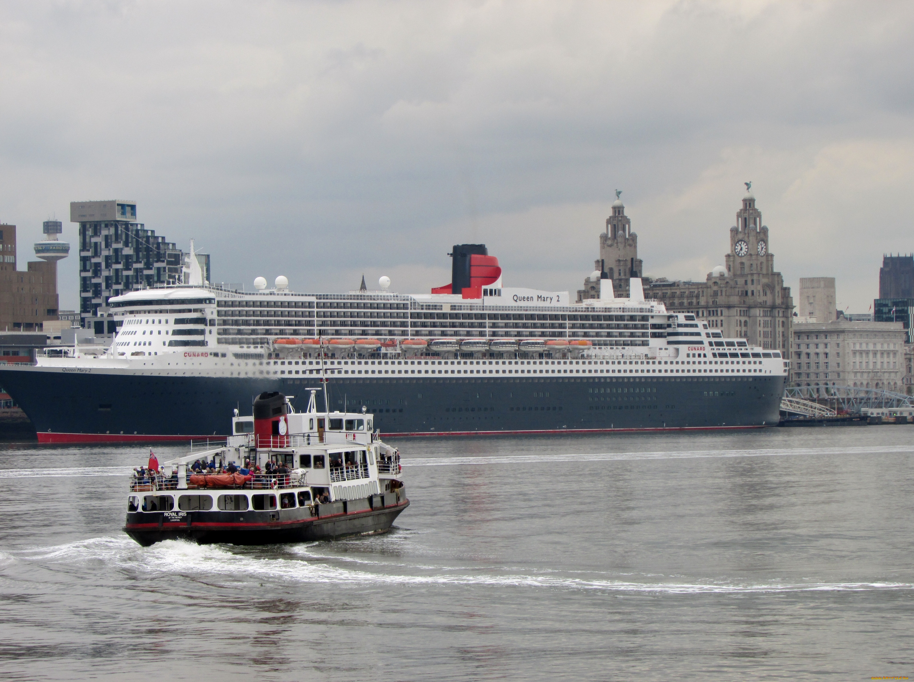 Круизный корабль Queen Mary обои